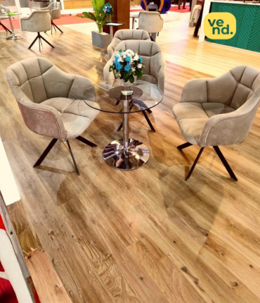 Taupe Grid-Tufted Velvet Chairs