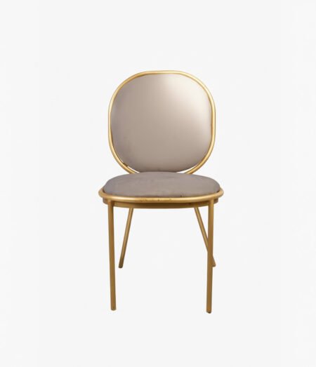 Gold Round Back Chair
