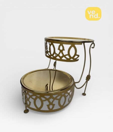 Gold Two Tier Stand