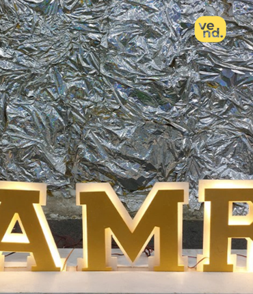 Small Illuminated Letters (3 Letters Set)