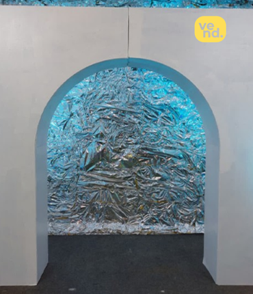 Open Hollow Rectangular 3D Backdrop