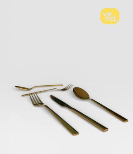 Elegant Gold Flatware Set