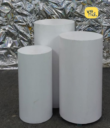 Plain Cylindrical Table Set