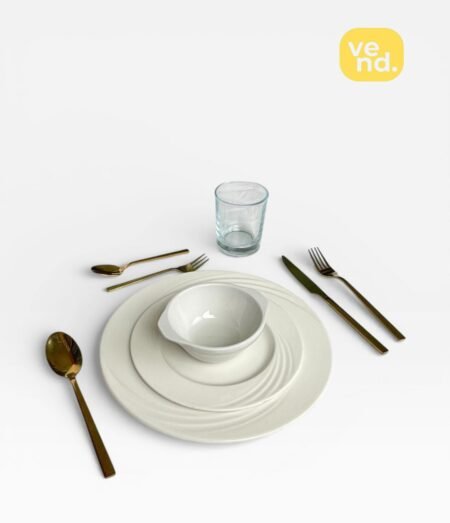 Minimalist White Dining Set