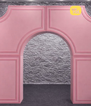 Hollow Framed Rectangular 3D Backdrop